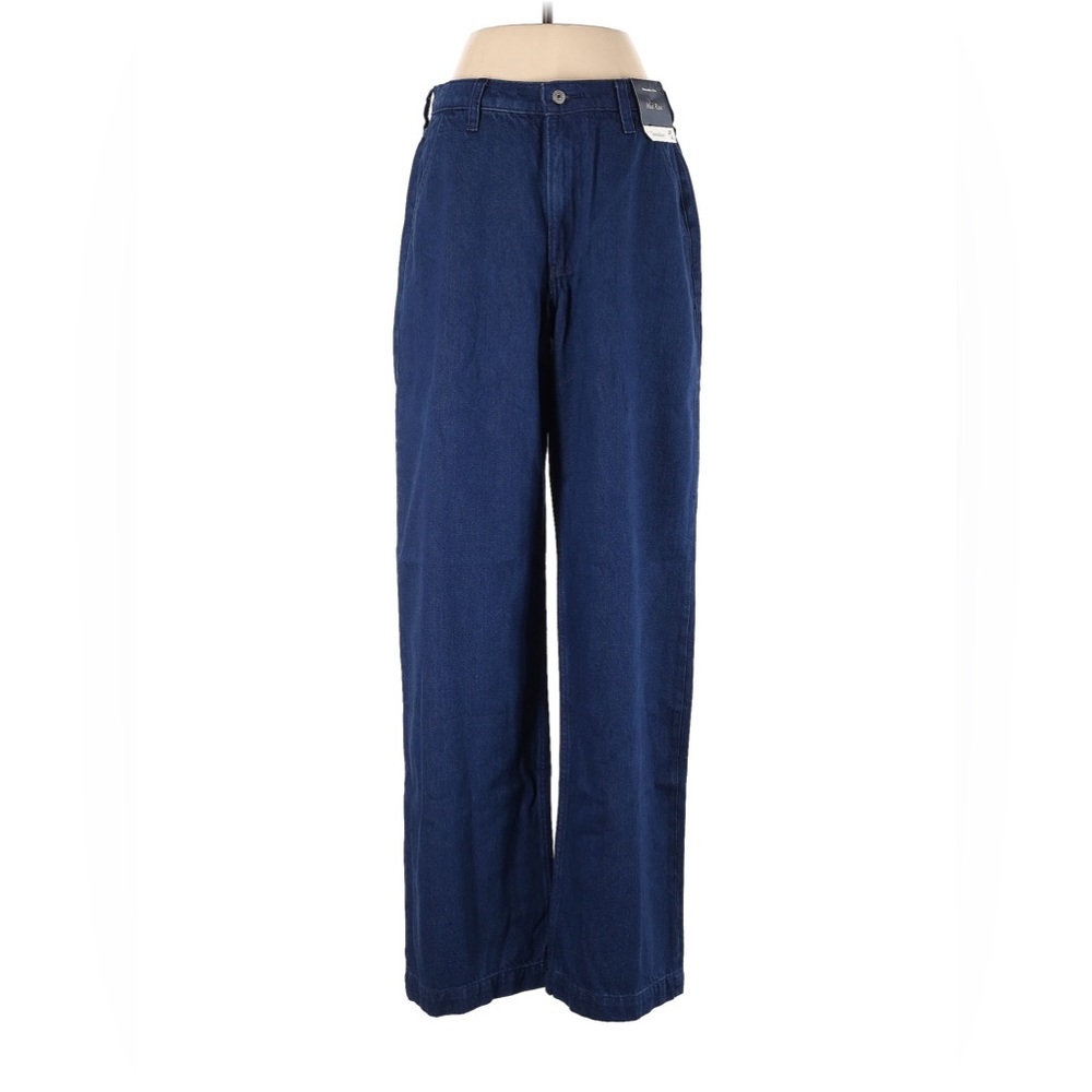 Abercrombie & Fitch Curve Love Ultra Wideleg Midrise Jeans (Size 27 Long)
